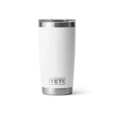 Yeti White Rambler 20oz Tumbler