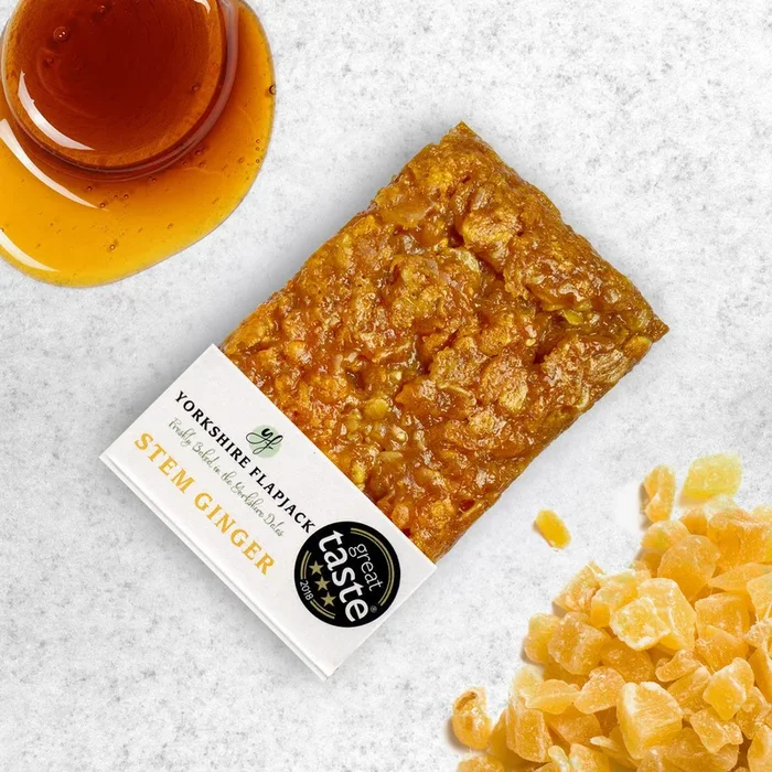 Yorkshire Flapjack – Stem Ginger Flapjack