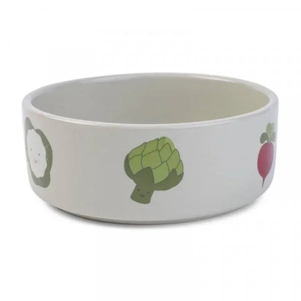 Zoon Veggie Ceramic Dog Bowl